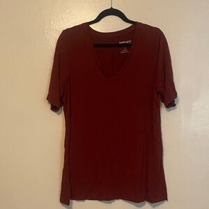 Torrid Rich Burgundy Short Sleeve Tee
